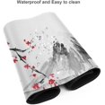 thumbnail image 6 of Japan Ink Painting Fuji Mountain Sakura Sun Gaming Mouse Pad XL, Extended Stitched Edges Mousepad,Large Mouse Mat Desk Pad, Long Non Slip Rubber Base Mice Pad（31.5 X 11.8 Inch）, 6 of 6