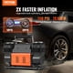 thumbnail image 2 of Compresor de aire VEVOR 10.6 CFM 12 V 150 PSI de doble cilindro, 2 of 8