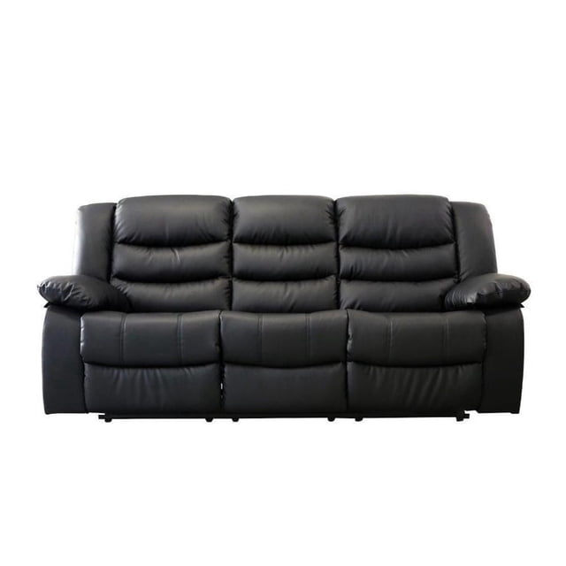 Sofa Reclinable Midtown Concept 3 Plazas Color Negro