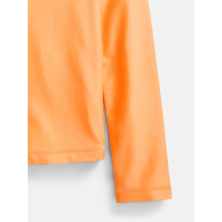 Wonder Nation Boys Hooded Rash Guard with Long Sleeves photo 3