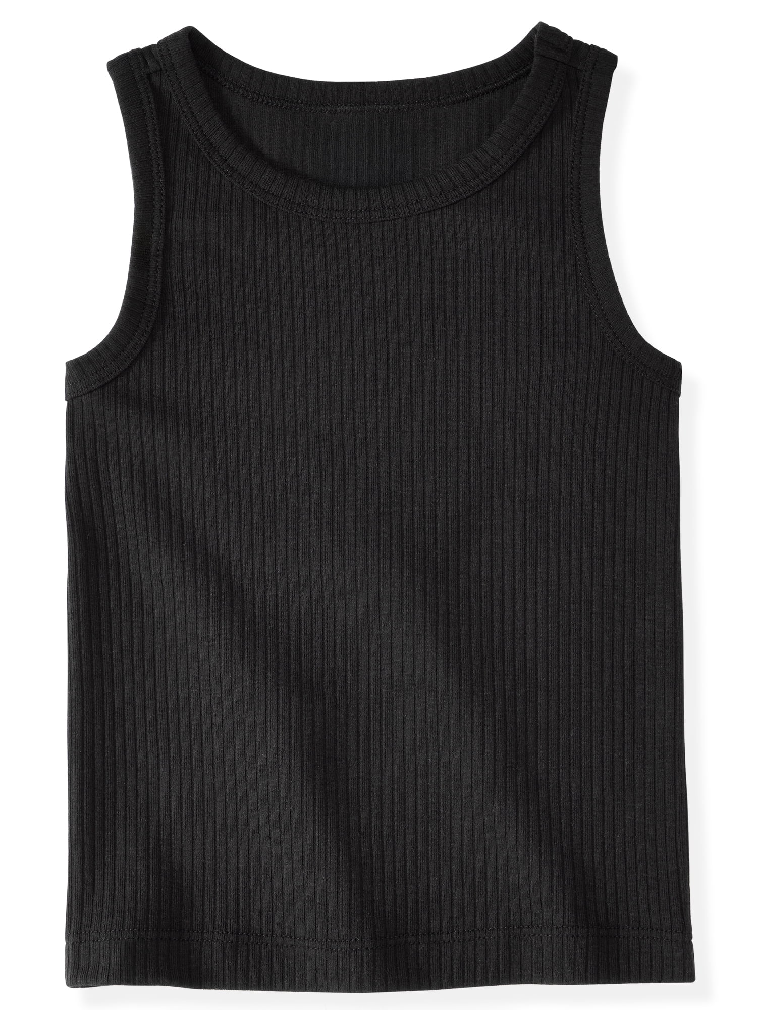 Garanimals Newborn, Baby & Toddler Girl Cotton Solid Tank Tops, 4‑Pack, Sizes 0-6T