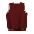 thumbnail image 2 of Fancifize Teen Boys Sleeveless Sweater Kids Casual V Neck Ribbed Knit Vest Tops for School Uniform 2-17 Years, 2 of 6