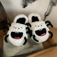 thumbnail image 2 of Wovix Cute Animal Slippers Boys Girls House Shoes Non Warm Soft Winter Fuzzy Indoor Slipper Basic Soft Daily Bedroom Dormitory White 45, 2 of 7