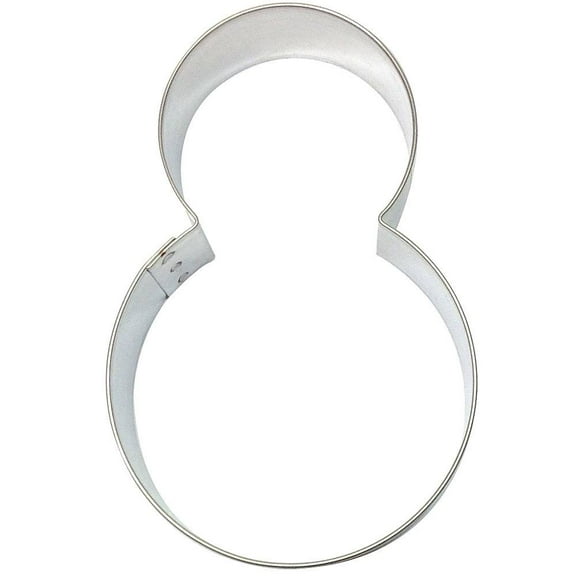 Snowman or Monster Eyes Cookie Cutter 4 in B1622 - Foose Cookie Cutters - USA Tin Plate Steel