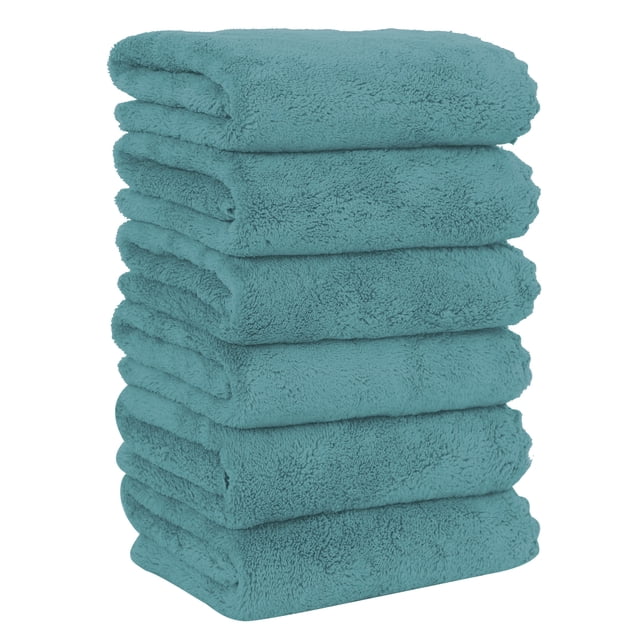 Toallas de mano MOONQUEEN Premium de microfibra de terciopelo coral de 40 x 70 cm