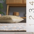 thumbnail image 5 of Safavieh Chelsea Alondra Bordered Wool Area Rug, Ivory/Blue, 4'6" x 6'6" Oval, 5 of 13