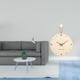 thumbnail image 2 of Gancho de pared plegable,Percheros plegables de pared,Gancho de pared para auriculares,perchero,Reloj de pared,Reloj de pared decorativo para sala de estar,silencioso, 2 of 8