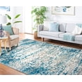 thumbnail image 3 of SAFAVIEH Aria Rubye Geometric Area Rug, Blue/Cream, 2'3" x 3'9", 3 of 6