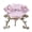 Pink, variant on 3.15 Inch Large Crystal Diamond Paperweight with Stand, Jewel Style Centerpiece for Wedding & Home Decor