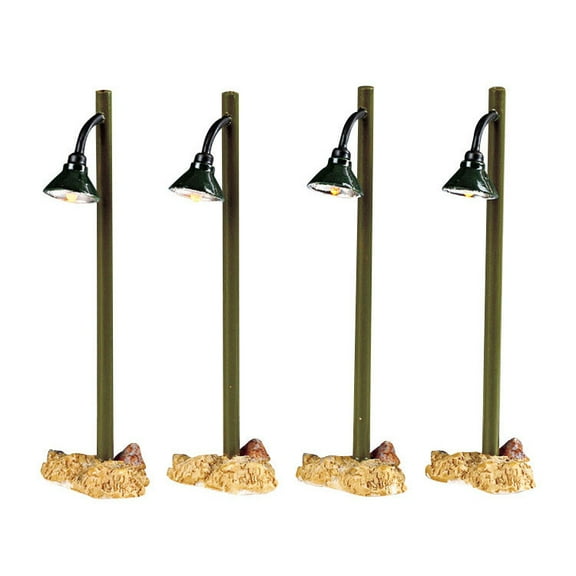 Rustic Street Lamp Set