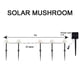 thumbnail image 2 of La secuencia de hadas de la seta solar enciende la decoración accionada solar de las luces de tierra, 2 of 8