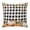 Black, Olive Green,, variant on Throw Pillow Covers, Orange Green Pumpkins Fall 24x24 Pillow Covers for Couch/Sofa/Bed, Thanksgiving Maple Leaf Plaid Decorative Square Linen Cushion Pillowcase for Home Decor