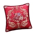 thumbnail image 2 of Funda de almohada bordada Strade Fareast Limited Vintage 48 cm x 48 cm Rojo, 2 of 8