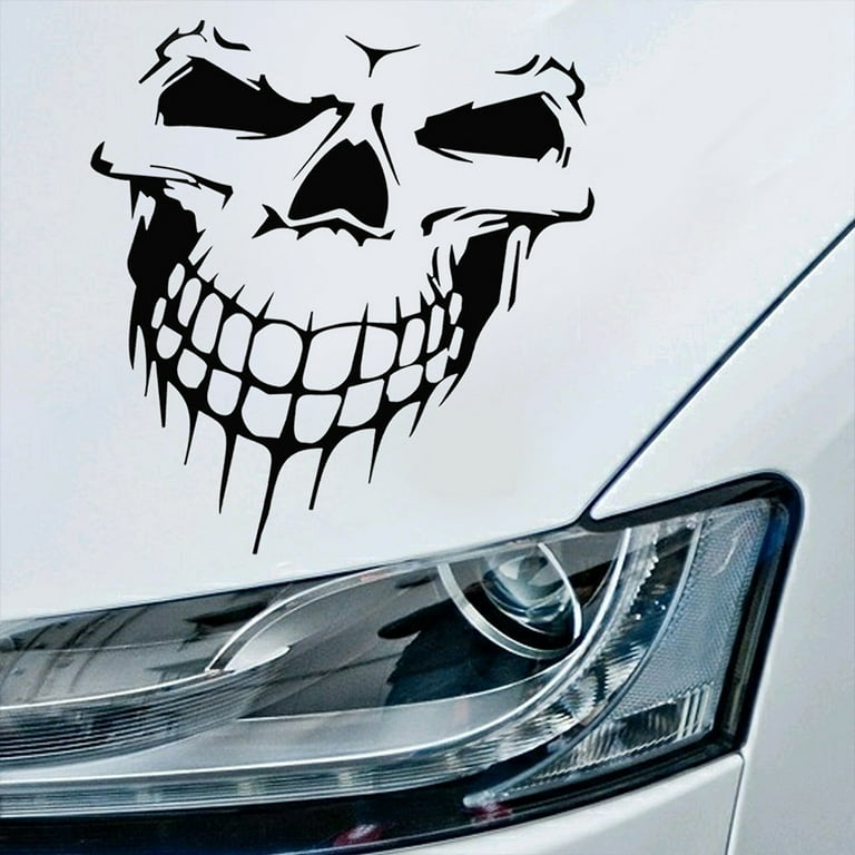 Car Stickers Decals 3D Skull Sticker Car Exterior Decoration for Cars  Trucks Vans Walls Car Bumper Stickers On Car Styling Car Door Body Window  Vinyl