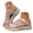 Beige, variant on Sandals Women Summer Strappy Platform Water Shoes with Arch Support Comfortable Walking Orthopedic Beach Sandal Size 6-10