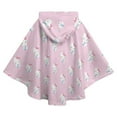 thumbnail image 4 of Hello Kitty Wearable Blanket Flannel Poncho Office Work Warm Cozy Shawl Blanket, Plush Cape Wrap for Women And Men, 4 of 7