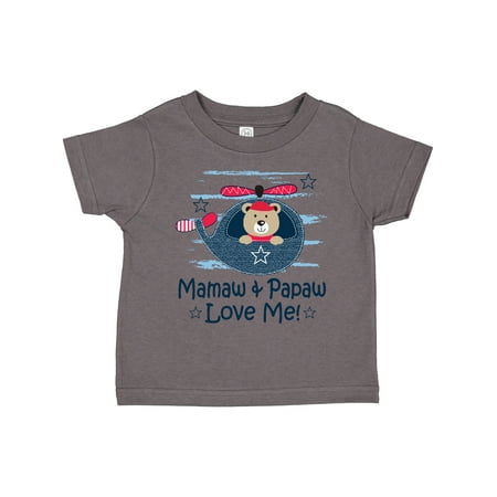 

Inktastic Mamaw and Papaw Love Me Gift Toddler Boy Girl T-Shirt