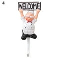 thumbnail image 2 of Cheers.US 4Pcs/Set Statue Sculpture Gift Resin Craft Chef Figurine Wall Hook Cartoon Stainless Steel Hooks Creative Chef Character Model Home Garden Ornaments Decor, 2 of 7