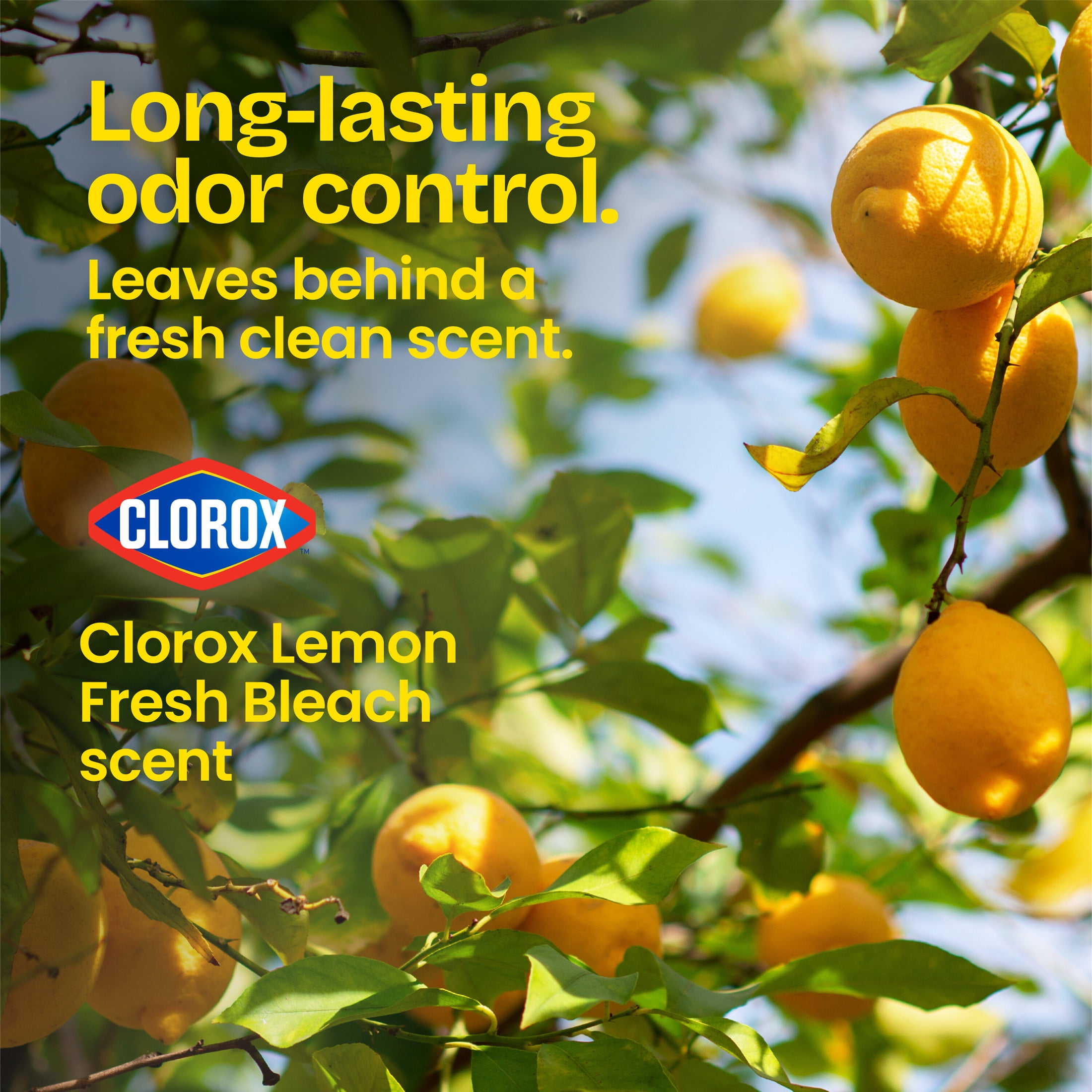 (2 pack) Glad with Clorox 4 Gallon Small Drawstring Trash Bags, Lemon Fresh Bleach Scent, 20 Bags