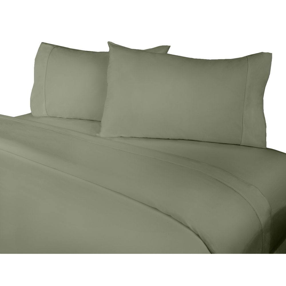 400 Thread Count 4Piece Sage Sheet Set