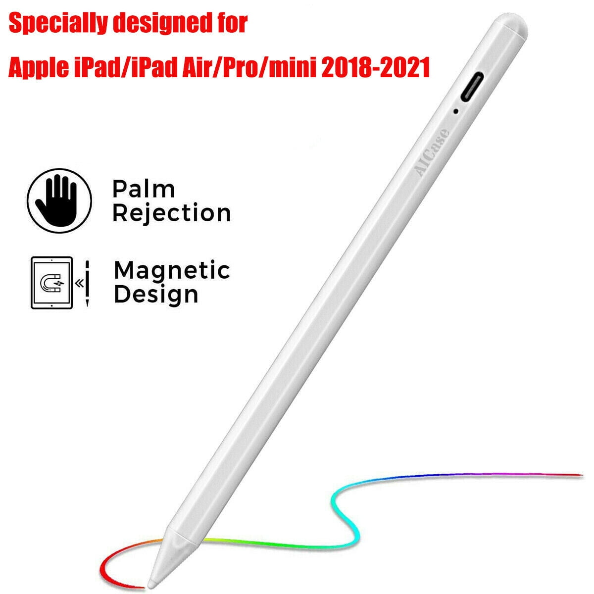 6th Gen /iPad Air 3/iPad Mini 5 7th Gen Aoub Stylus Pen for Apple iPad,High Precise iPad Pencil Compatible with iPad Pro 2020 & 2018/iPad 2019 /iPad 2018