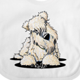 thumbnail image 4 of Inktastic Curious Wheaten Terrier Boys or Girls Baby Bib, 4 of 4