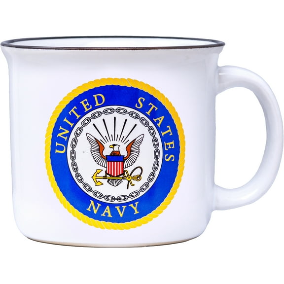 NAVY CAMPER MUG