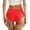 Red, variant on 3 Pack Underwear for Women Seamless Hipster Ice Silk Stretchs Panties,Beige,L