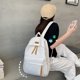 thumbnail image 3 of Bolsa Mochila de nailon para niños y niñasmochila escolarmochilas sólidas para estudiantes (blanco) Ehuebsd Para estrenar, 3 of 9