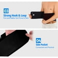 thumbnail image 3 of Unisex Adult Waist Protective Support Breathable Protector Guard Brace (Black XL), 3 of 8