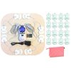 TENS Unit Tens Massager Digital Therapy Acupuncture Pads Machine, 2 outputs 8 pads, Full Body, Extra 16 Pads, Travelling Bag