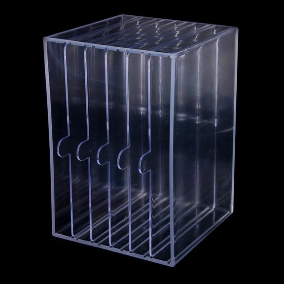 2 Sets Acrylic Box Containers Case Practice Display Stand Acrylic False Nails Tips Holder and Shop