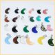 thumbnail image 3 of sweethay Colgantes de piedra de cristal con forma de luna, collares exquisitos, , accesorios de gotas para los oídos, joyería DIY, regalos Accesorio para el cabello Piedra de luz nocturna, 3 of 6