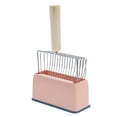 thumbnail image 1 of Pala metálica resistente para arena de gatos. Pala metálica para limpiar cajas de arena y pellets de pino., 1 of 8