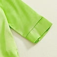 thumbnail image 6 of YunPes Toddler Kids Girl Christmas Pajamas Baby Green Satin Button Down Shirts Jammies Xmas Matching Outfits Sweatsuit Pants, 6 of 9