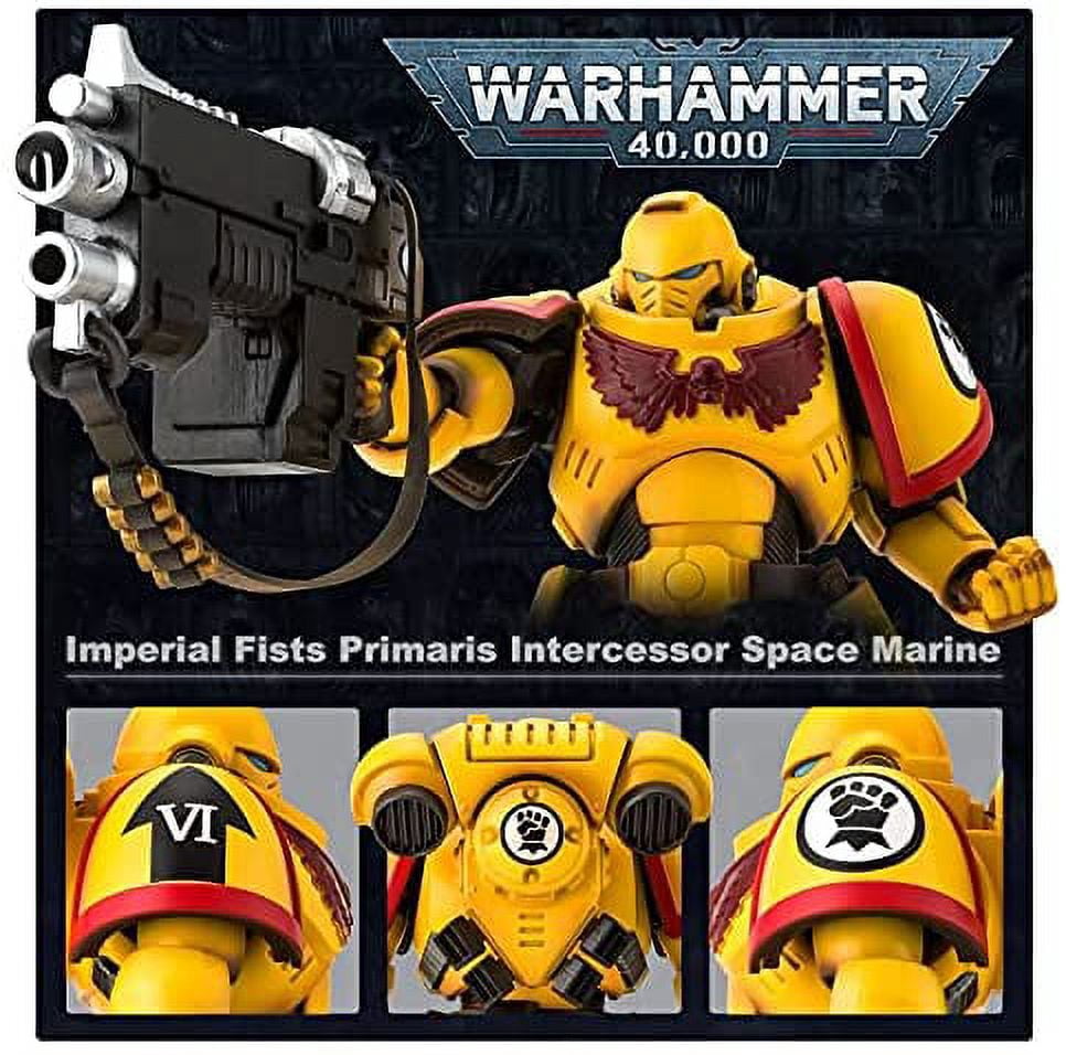 Imperial Fists Primaris Intercessor Warhammer 40,000 Bandai Action Figure