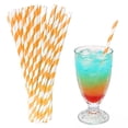 thumbnail image 2 of 100 Pcs Eco-Friendly Drinking Paper Straws, Assorted Colors for Holiday Celebrations, Beverage Accessories, Pastry Decor, Drinkware Supplies, 2 of 8
