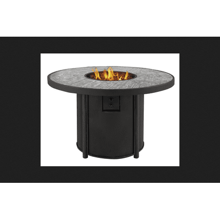 Living Accents Round Propane Fire Pit 25 In H X 42 In W X 42 In