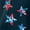 TIE DYE STARS, variant on Women's Midi Tank Dress sizes,S-XL