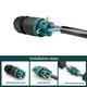 thumbnail image 3 of 2 paquetes de conector rápido IP68, conector de cable eléctrico impermeable para exteriores para diámetro de cable de 9-12 mm (máx. 16 A, 450 V), 3 of 3