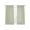 Green, variant on Black Spring Leaves Sheer Curtains 45 Inch Length 2 Panels Set, Pastoral Botanical Striped Flowers Voile Window Treatment Rod Pocket Small Kitchen Curtains Drapes for Bedroom 52"x45"x2