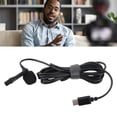 thumbnail image 1 of Micrófono De Solapa Con Cable, Micrófono Lavalier Portátil De Retardo Súper Bajo, Reducción Efectiva De Ruido Para Entrevistas, 1 of 7