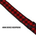 thumbnail image 4 of TrueSHOT Camera Strap with Red Plaid Neoprene Design , Accessory Pockets and Quick Release Buckles by USA Gear - Works With Canon , Nikon , Sony and More DSLR , Mirrorless , Instant Cameras, 4 of 9