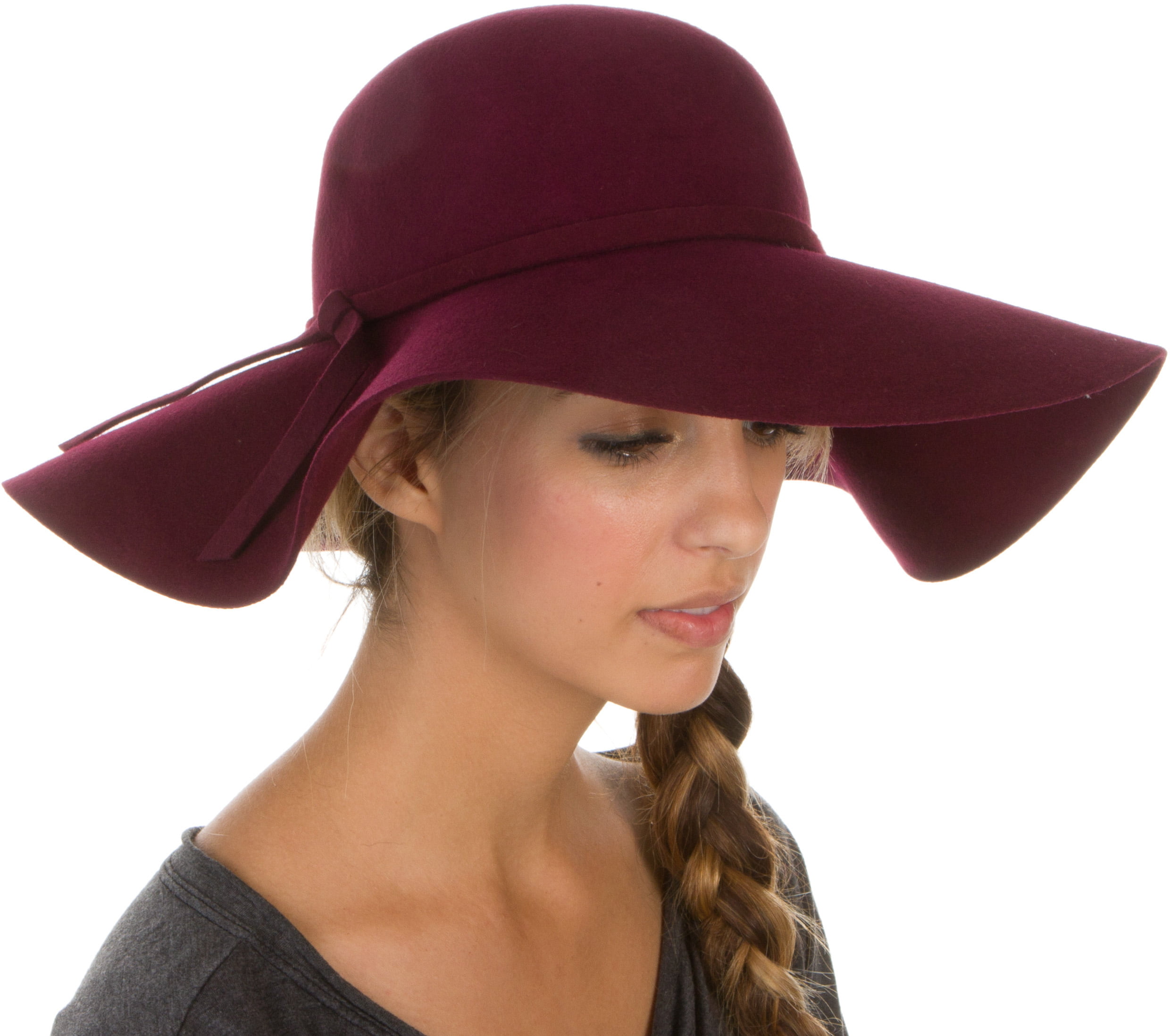 Women's Floppy Wool Hat 