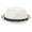 White, variant on Fedora Hats for Boys, Girls, Toddlers, Kids, Nautical Theme, One Size w/Adjustable Drawstring, Natural