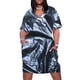 thumbnail image 1 of Vestido de vendaje con bolsillos sueltos y textura de bolsa de basura de plástico para mujer, falda larga de verano., 1 of 6