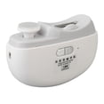 thumbnail image 4 of Cortaúñas eléctrico 2 en 1, recargable, ligero y de seguridad, para salón de belleza, hogar, color blanco, 4 of 14