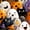 Color 1, variant on Peel and Stick Wallpaper Halloween Ghosts children Pumpkins Bats Pink Whimsical Ghosts 17.7"x118" Contact Paper Removable Self Adhesive Waterproof Wall Decor for Bedroom Kitchen Cabinets