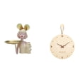 thumbnail image 1 of Estatua con bandeja para guardar llaves,Estatua de niña con bandeja para guardar llaves coleccionable,Reloj de pared,Reloj de pared decorativo para sala de estar,silencioso,Reloj de pared de, 1 of 8