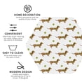 thumbnail image 3 of Kdxio Dachshund Going To Play Tennis Funny Coasters,4 Pcs Leather Coasters,Housewarming Gifts,Protect Furniture from Water Marks Scratch and Damage, 3 of 8